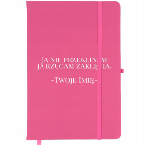 Notes Różowy A5 Bullet Journal RZUCAM ZAKLĘCIA Wz