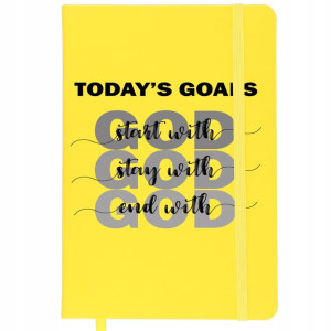 Notes Żółty A5 Bullet Journal Katolickie Wzory