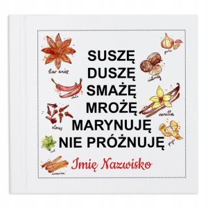 Przepiśnik Notes do Przepisów Kulinarnych IMIĘ Wz