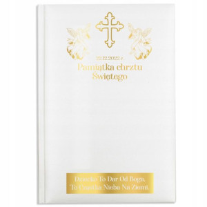 Biblia Obrazkowa Prezent Na Chrzest Gold Imię