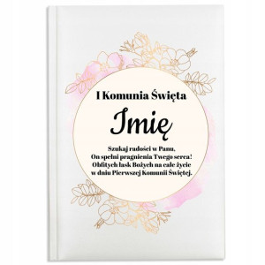 Biblia Pamiątka I Komunii Świętej Od Rodziców Imię