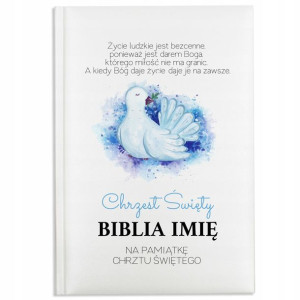 Biblia Personalizowana Pamiątka Chrztu Świętego Wz