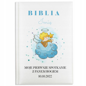 BIBLIA Personalizowana Prezent na CHRZEST ŚWIĘTY