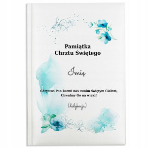 Biblia Prezent na CHRZEST ŚWIĘTY Własne IMIĘ Wzory