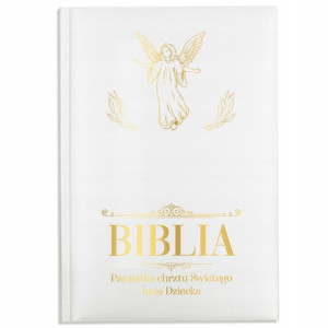 Ilustrowana Biblia Gold Prezent Na Chrzest Imię