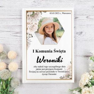 Pamiątka I Komunii Świętej Biblia Personalizowana
