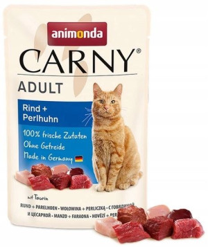 Animonda Carny Adult Wołowina + Perliczka 85g