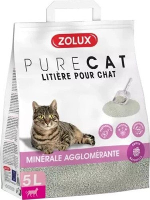 ZOLUX Żwirek PURECAT mineralny zbrylający zapachow