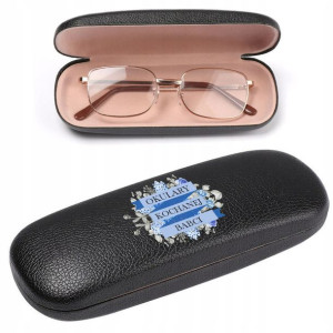 Etui Czarne Na Okulary DLA KOCHANEJ BABCI Wzory