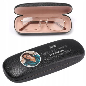 Etui Czarne Na Okulary DZIEŃ MAMY Personalizowane
