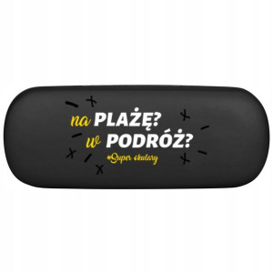 Etui Czarne Na Okulary Przeciwsłoneczne Różne Wzo