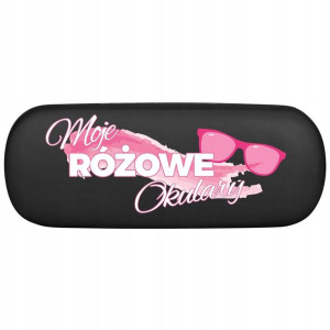 Etui Czarne Na Okulary Przeciwsłoneczne Różne Wzo