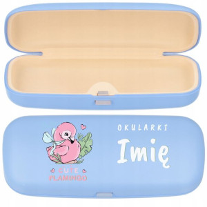 Etui Niebieski Na Okulary DZIEŃ DZIECKA IMIĘ WZORY