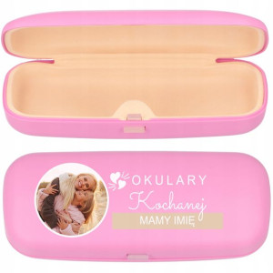 Etui Różowe Na Okulary DZIEŃ MAMY Personalizowane