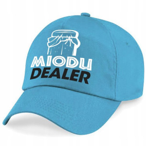 CZAPKA Z DASZKIEM na wiosnę lato MIÓD DEALER Wz