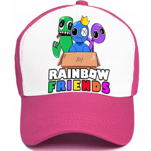 CZAPKA Bejsbolówka dla Dzieci RAINBOW FRIENDS Wzo