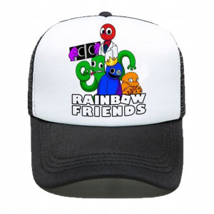 CZAPKA z Daszkiem dla Dzieci RAINBOW FRIENDS Wzory