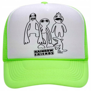 CZAPKA z Daszkiem dla Dzieci RAINBOW FRIENDS Wzory