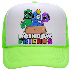 CZAPKA z Daszkiem dla Dzieci RAINBOW FRIENDS Wzory