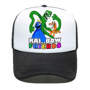 CZAPKA z Daszkiem dla Dzieci RAINBOW FRIENDS Wzory