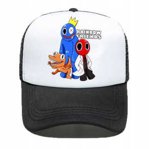 CZAPKA z Daszkiem dla Dzieci RAINBOW FRIENDS Wzory