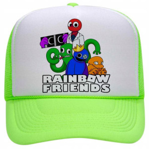 CZAPKA z Daszkiem dla Dzieci RAINBOW FRIENDS Wzory