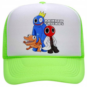 CZAPKA z Daszkiem dla Dzieci RAINBOW FRIENDS Wzory