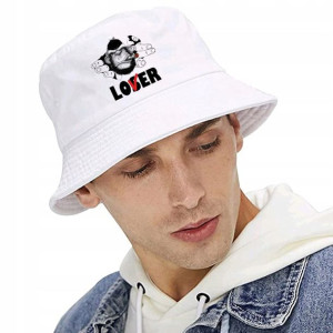Kapelusz Bucket BIAŁY Rybacki HAT Modne TOP WZORY