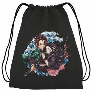 Plecak Worek Czarny Do Szkoły MANGA ANIME Wzory
