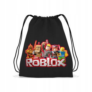 Plecak Worek CZARNY Prezent dla Fana ROBLOX 02