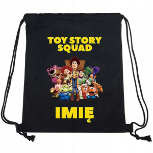 Plecak Worek Szkoły Przedszkola TOY STORY IMIĘ Wz