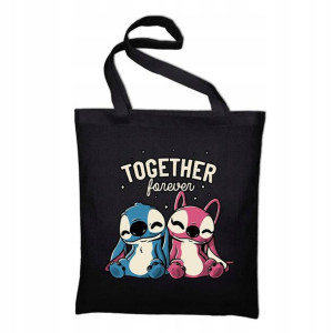 Torba ECO CZARNA Na zakupy Prezent Lilo i Stich 05