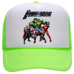 Czapka Limonka Z Daszkiem Do Szkoły AVENGERS Wz
