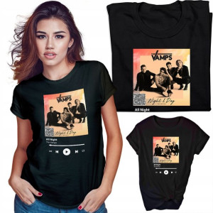 Koszulka Czarna Damska Qr Spotify T-shirt Wzory L