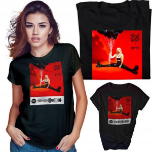 Koszulka Czarna Damska Qr Spotify T-shirt Wzory L