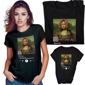 Koszulka Czarna Damska Qr Spotify T-shirt Wzory M