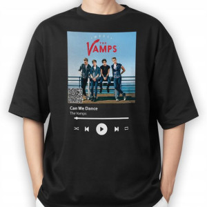 Koszulka Męska CZARNA SPOTIFY THE VAMPS Wzory L
