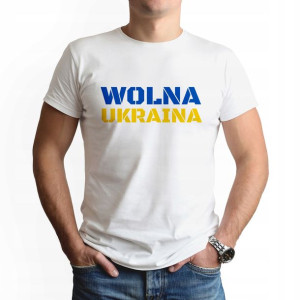 Koszulka Męska WOLNA UKRAINA Fuck Putin War - XL
