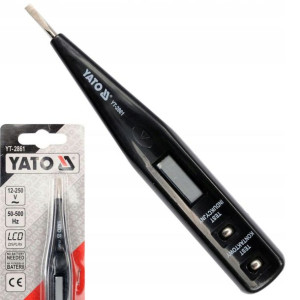 Yato Próbnik Napięcia Lcd 12-250v Indukcyjny 2w1