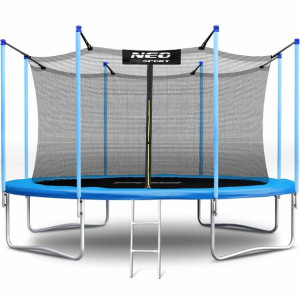 TRAMPOLINA OGRODOWA z drabinką 404x260 cm