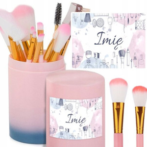Pędzle Do Makijażu 12 szt MAKEUP STYLIST Imię Wz