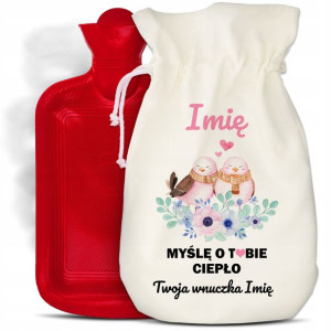Termofor Ogrzewacz DLA BABCI OD WNUCZKI IMIĘ Wz
