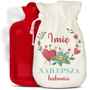 Termofor Ogrzewacz DLA NAJLEPSZEJ BABCI IMIĘ Wz