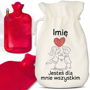 Termofor Ogrzewacz JESTEŚ WSZYSTKIM Imię Top Wzory