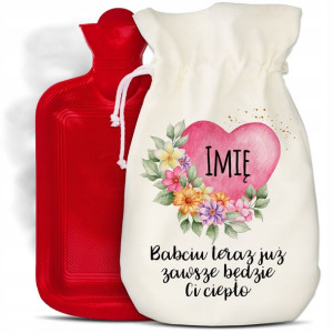 Termofor Ogrzewacz Pokrowiec DZIEŃ BABCI IMIĘ Wz