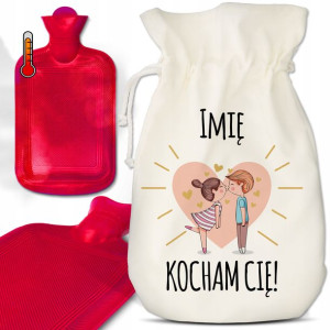 Termofor Ogrzewacz WALENTYNKI Kocham Cię IMIĘ Wz