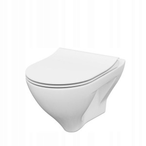 Miska WC bezkołnierzowa z deską Cersanit Mille