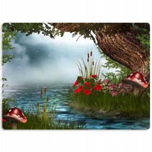 Podkładka Mata Ochronna Biurko 50x35 Natura Wzory