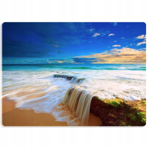Podkładka Mata Ochronna Biurko 50x35 Plaża Wzory