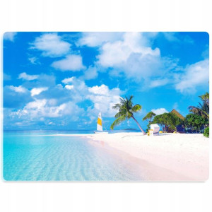 Podkładka Mata Ochronna Biurko 50x35 Plaża Wzory